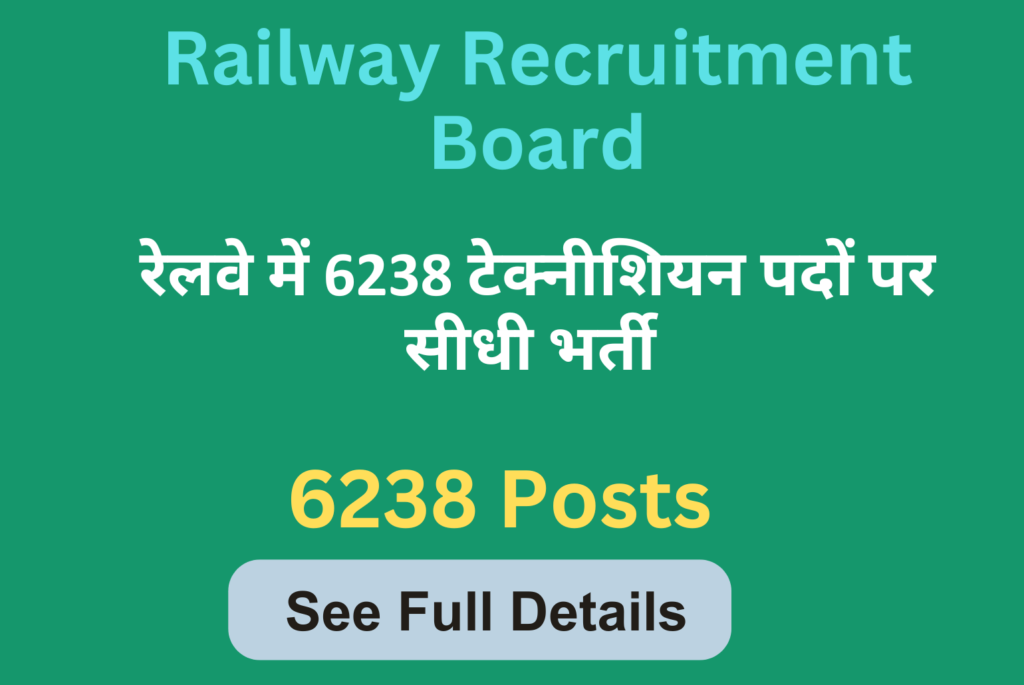 Railway RRB Technician Recruitment 2025: Apply Now