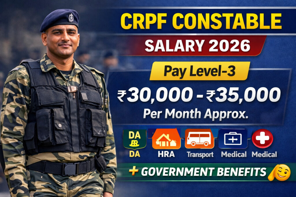 CRPF Constable Salary 2026